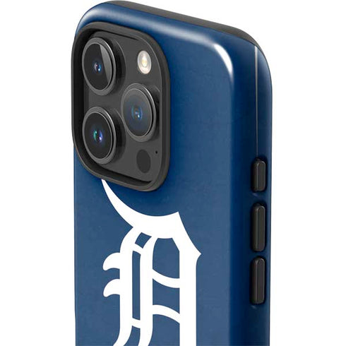 MLB Detroit Tigers - Solid Distressed iPhone 16 Pro Impact Case